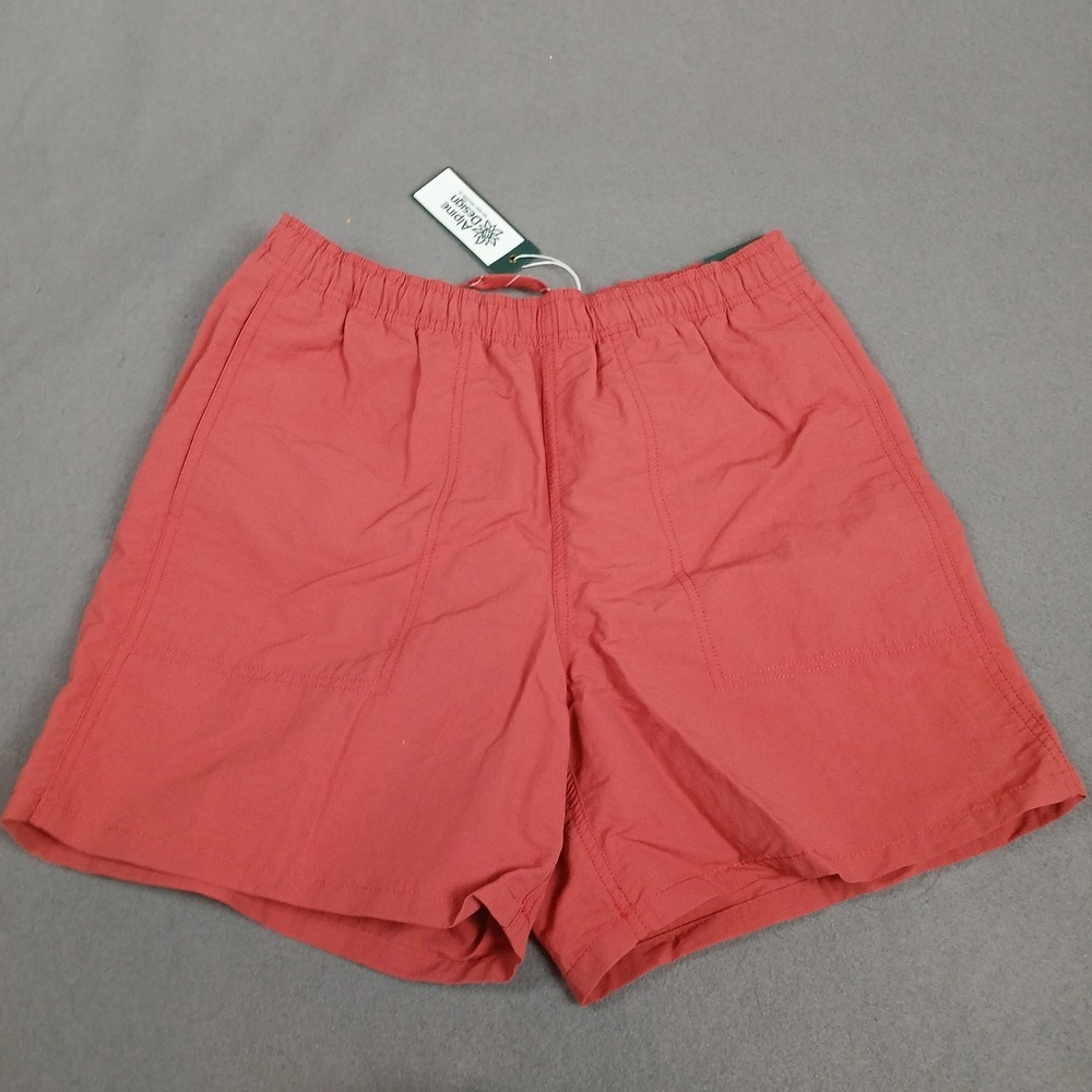 NWT Alpine‎ Design Men's 5" Pull On Short Antique Rosewood Nylon Size Small